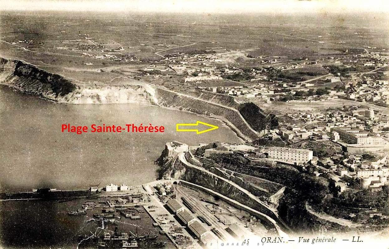 Oran - Vue Generale - Plage Sainte Therese.JPG